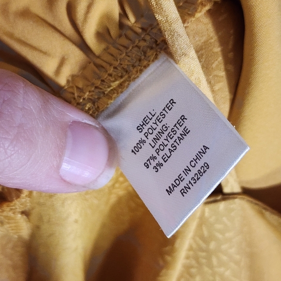 L'Acedemie Mustard Yellow Sleeveless Dress - Picture 3 of 6